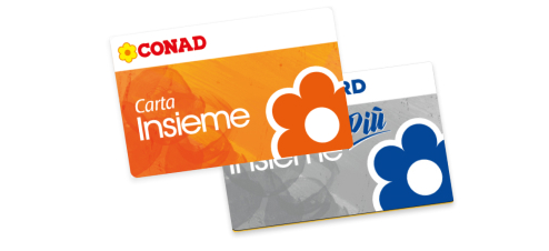 Immagine con le due Card Conad